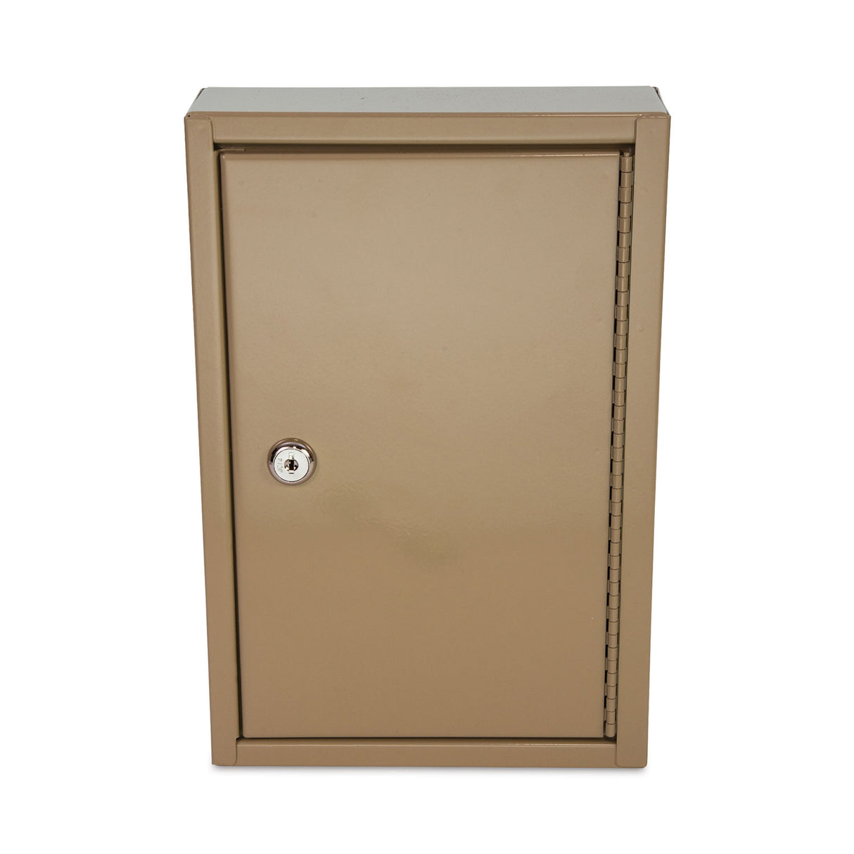 CONTROLTEK Key Lockable Key Cabinet, 30-Key, Metal, Sand, 8 x 2.63 x 12.13 (500130)