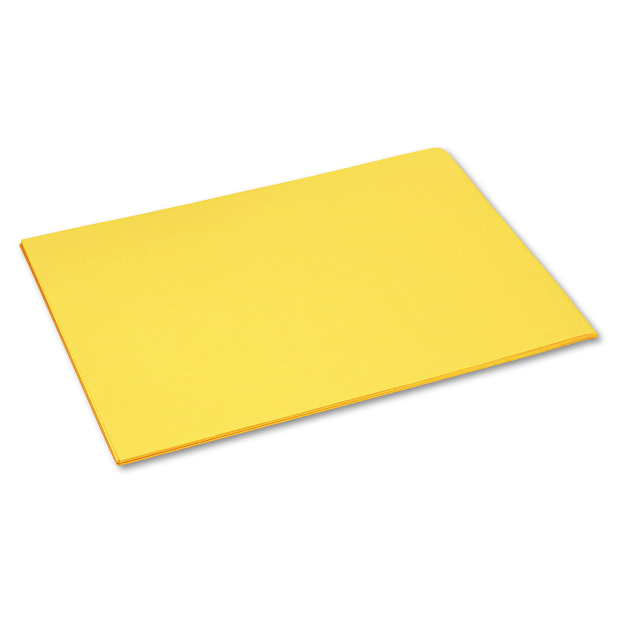 Pacon Tru-Ray Construction Paper, 76 lb Text Weight, 18 x 24, Yellow, 50/Pack (103068)