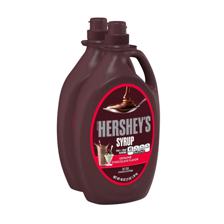 Hersheyâ€™s Chocolate Syrup (2-Pack, 48 oz Each) | Rich, Classic Dessert Topping Hershey's