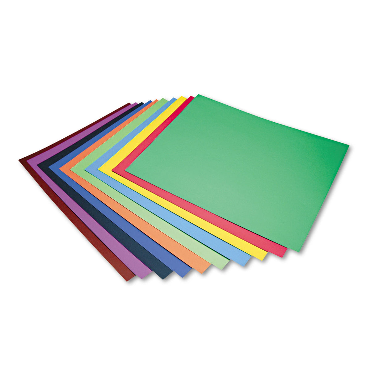 Pacon Four-Ply Railroad Board, 22 x 28, Assorted, 100/Carton (5487)