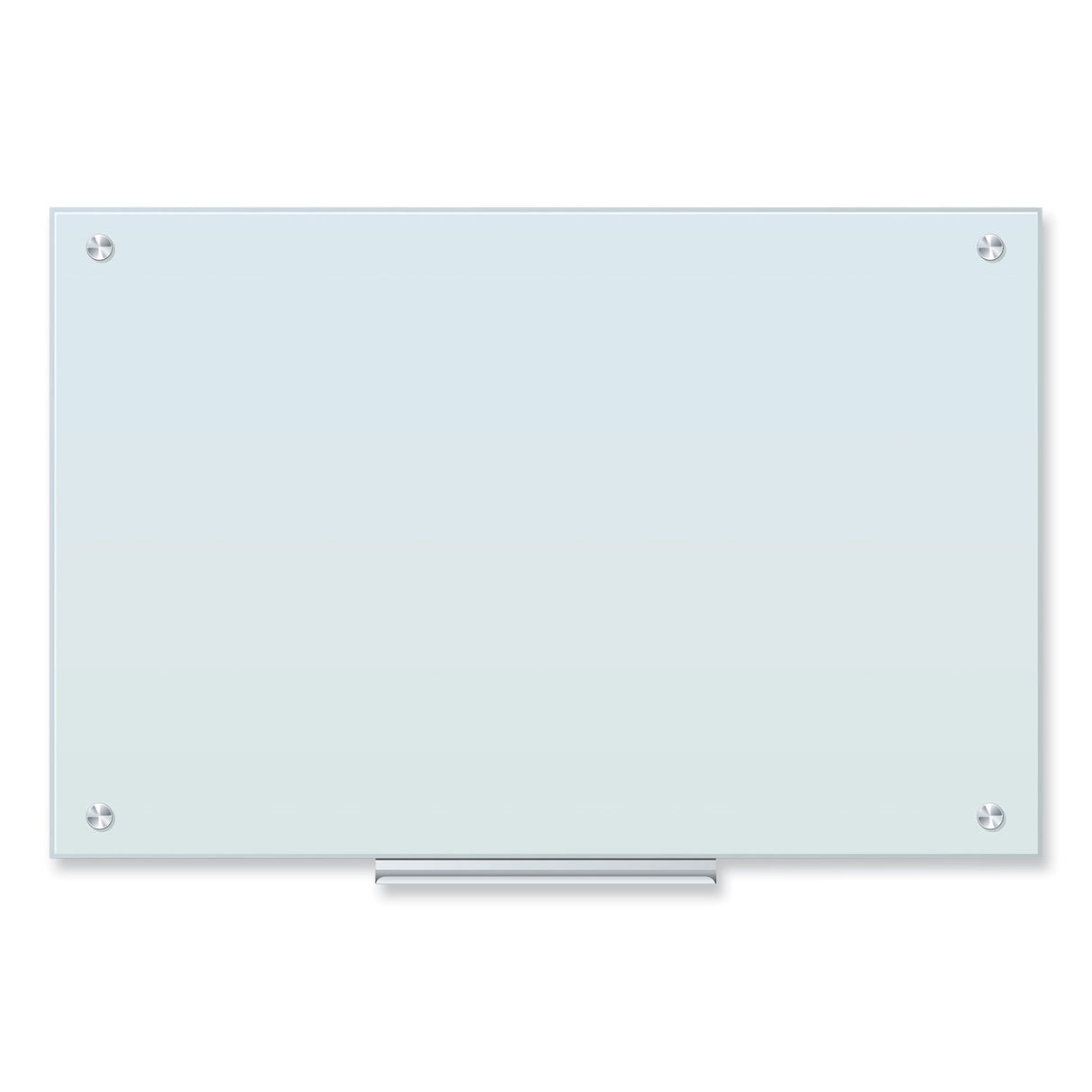 U Brands Glass Dry Erase Board, 35 x 23, White Surface (2298U0001)