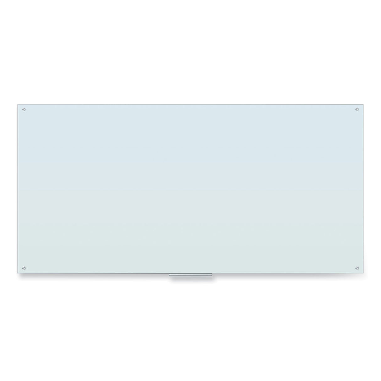 U Brands Glass Dry Erase Board, 96 x 47, White Surface (4148U0001)