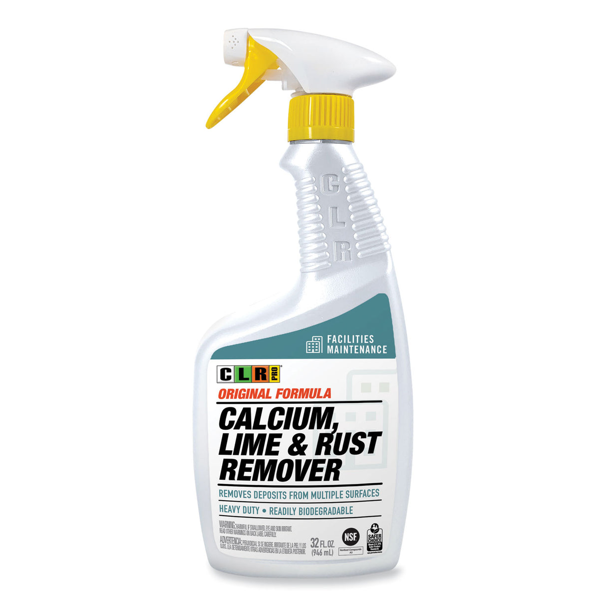 CLR PRO Calcium, Lime and Rust Remover, 32 oz Spray Bottle, 6/Carton (CLR32PRO)