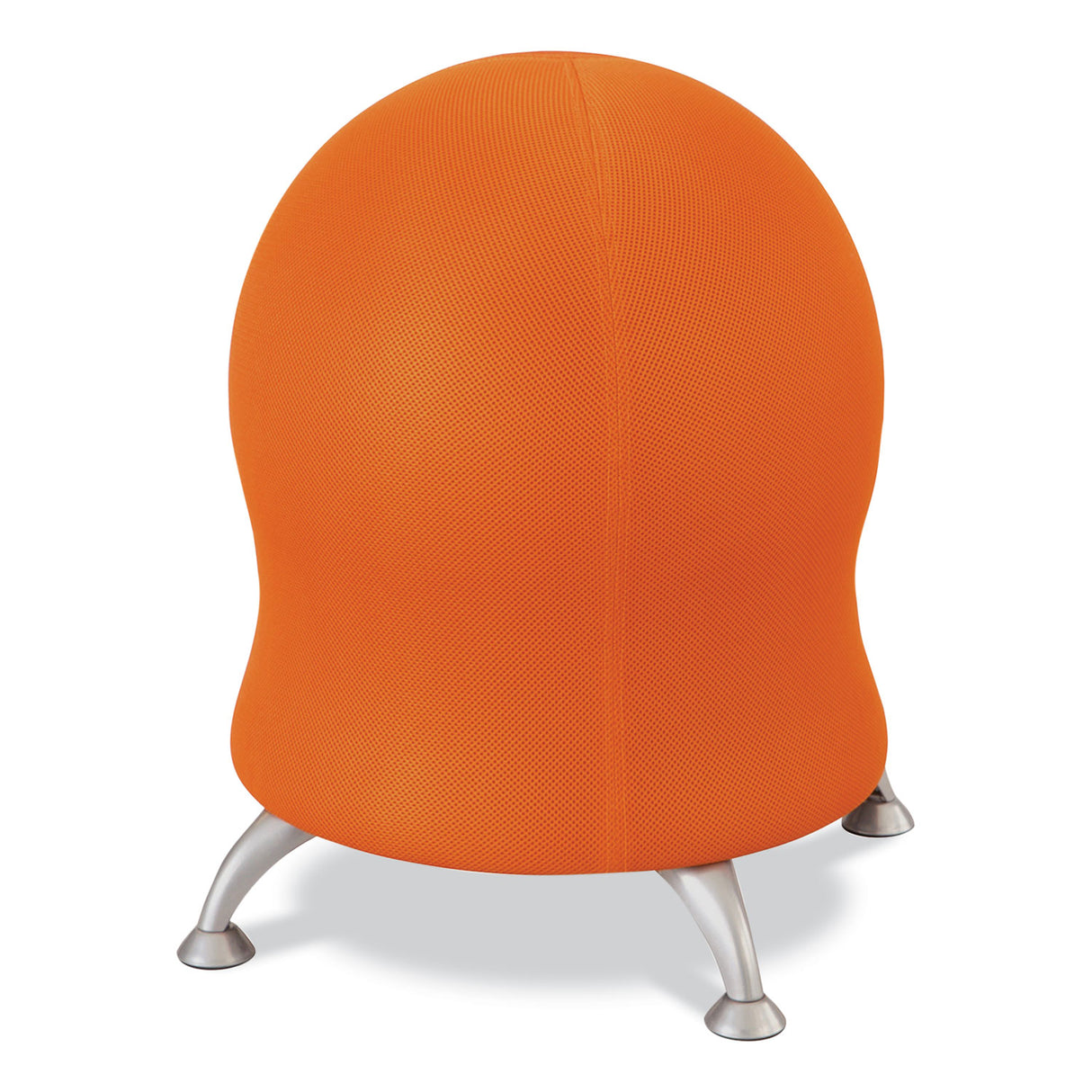 Safco Zenergy Ball Chair, Backless, Supports Up to 250 lb, Orange Fabric (4750OR)