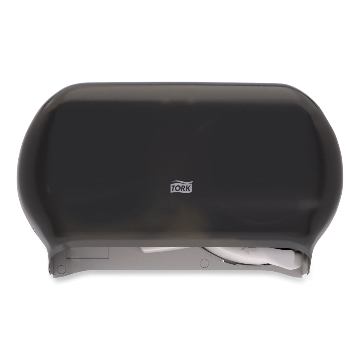 TorkÂ® Standard Toilet Paper Twin Dispenser, 2-Rolls, Smoke (59TR)