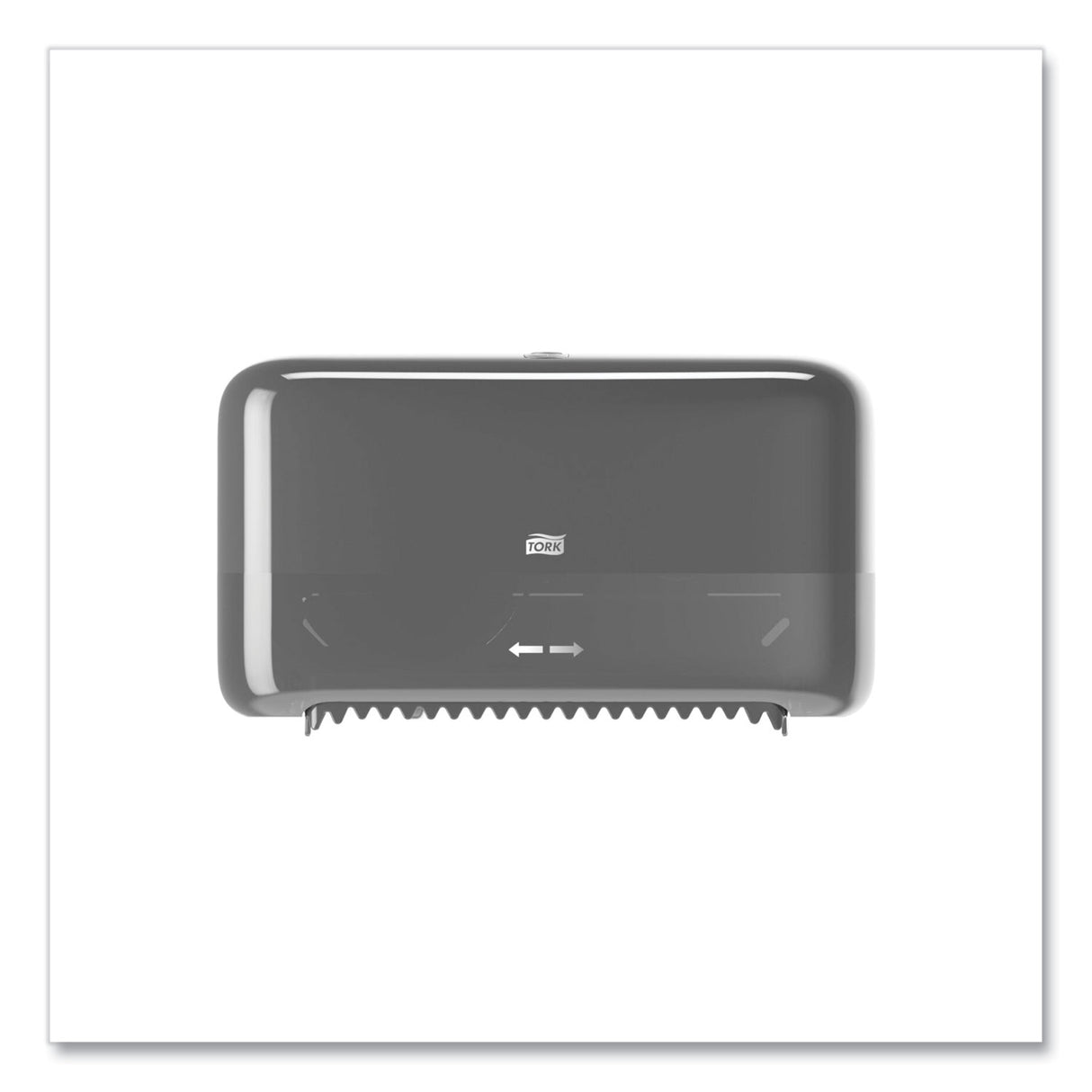 TorkÂ® Coreless Toilet Paper Twin Dispenser, 2-Rolls, Black (473208)