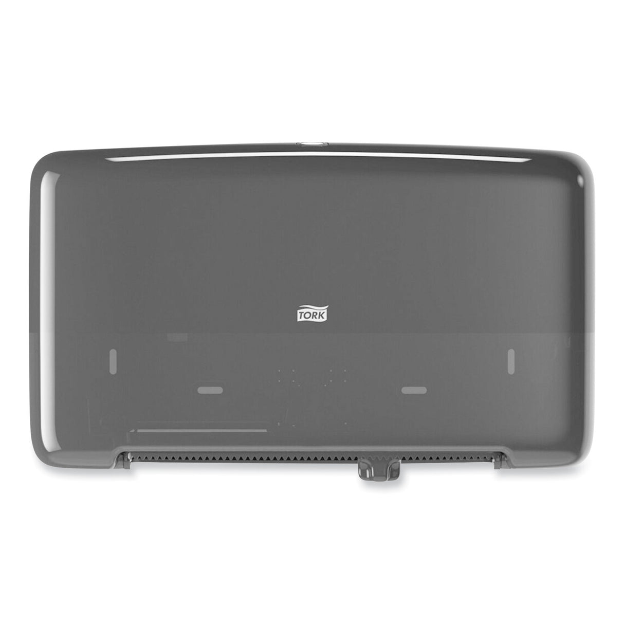 TorkÂ® Jumbo Jr. Toilet Paper Twin Dispenser, 2-Rolls, Black (5555290)