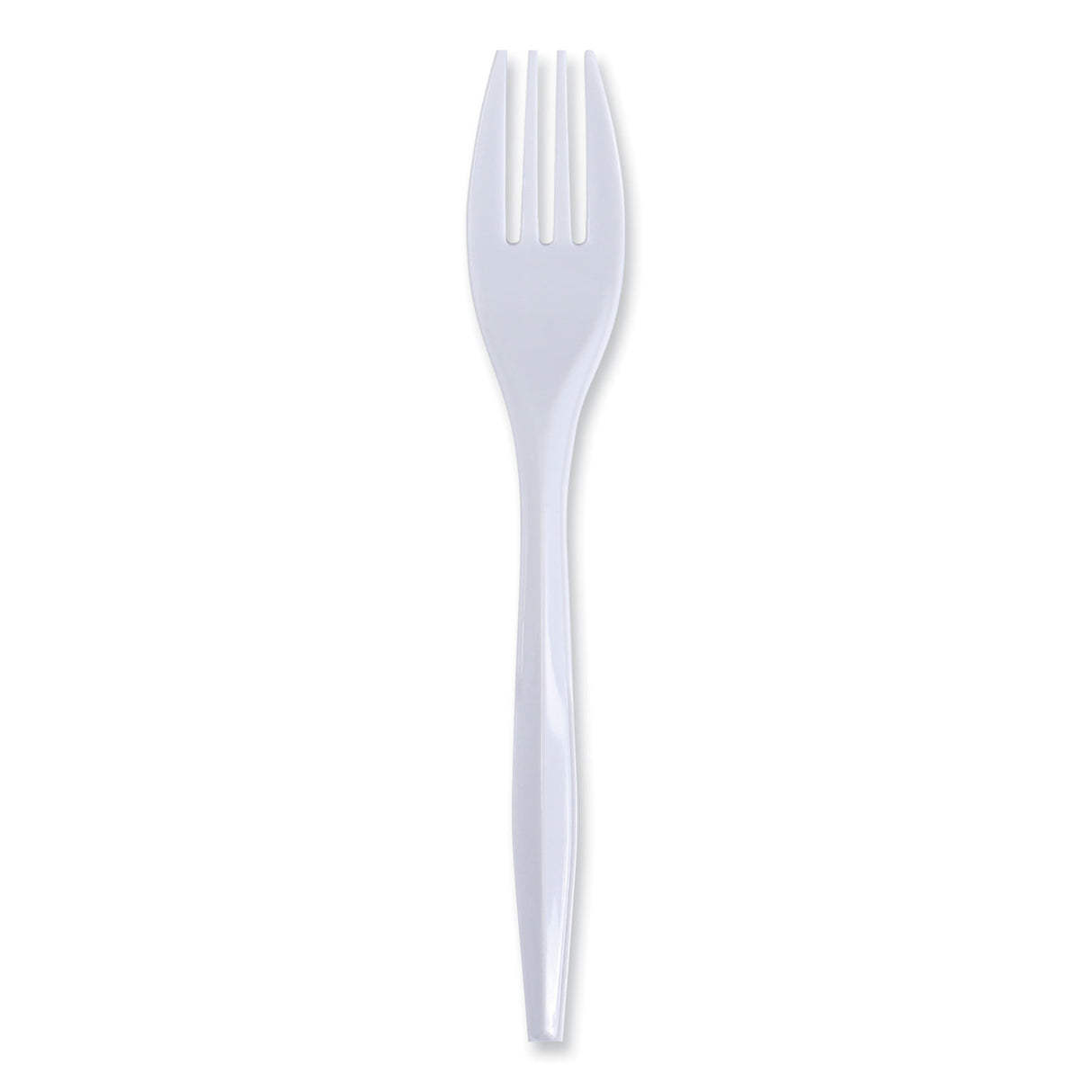 BoardwalkÂ® Wrapped Plastic Forks, White, 1000/Carton (BWKFORKIW)