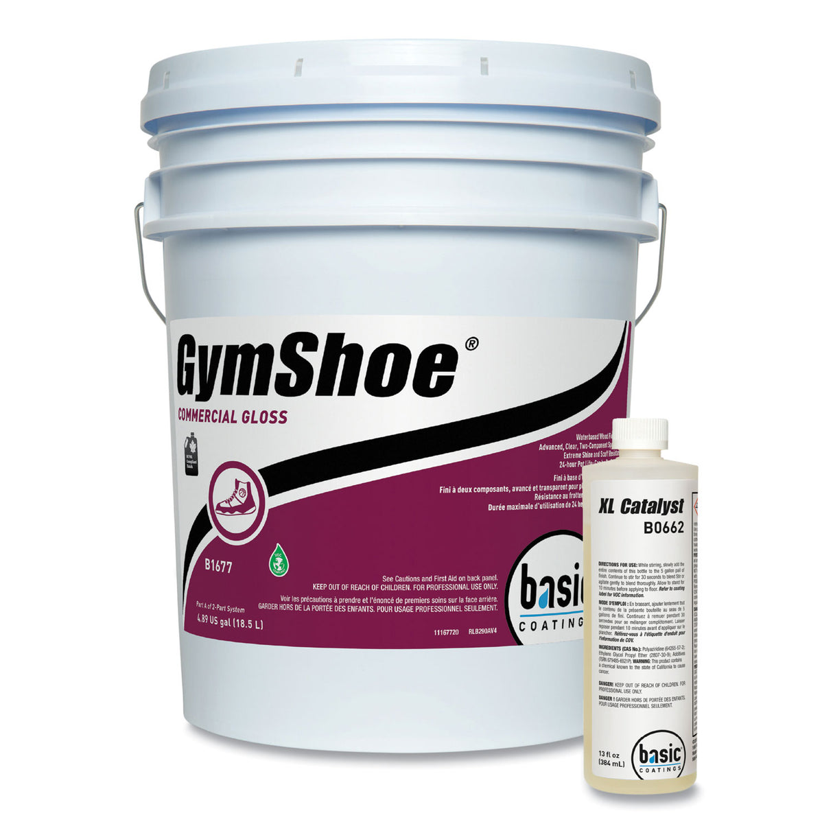 Betco GymShoe Gloss Sport Finish, Mild Scent, 5 gal Pail (16770500)