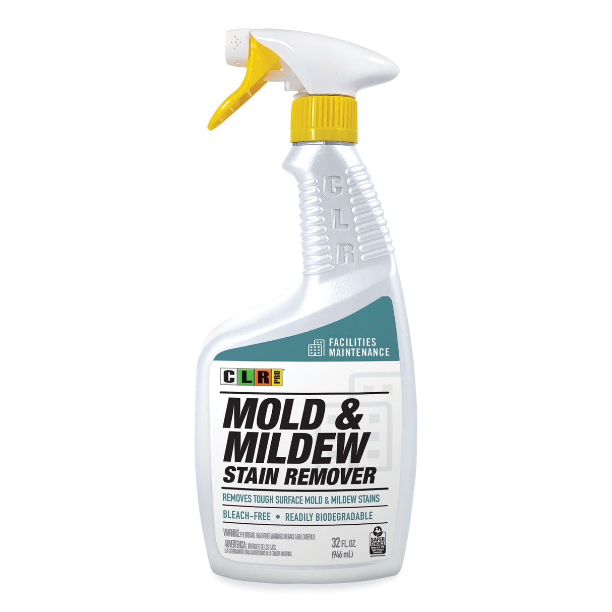 CLR PRO Mold and Mildew Stain Remover, 32 oz Spray Bottle, 6/Carton (MMSR32PRO)
