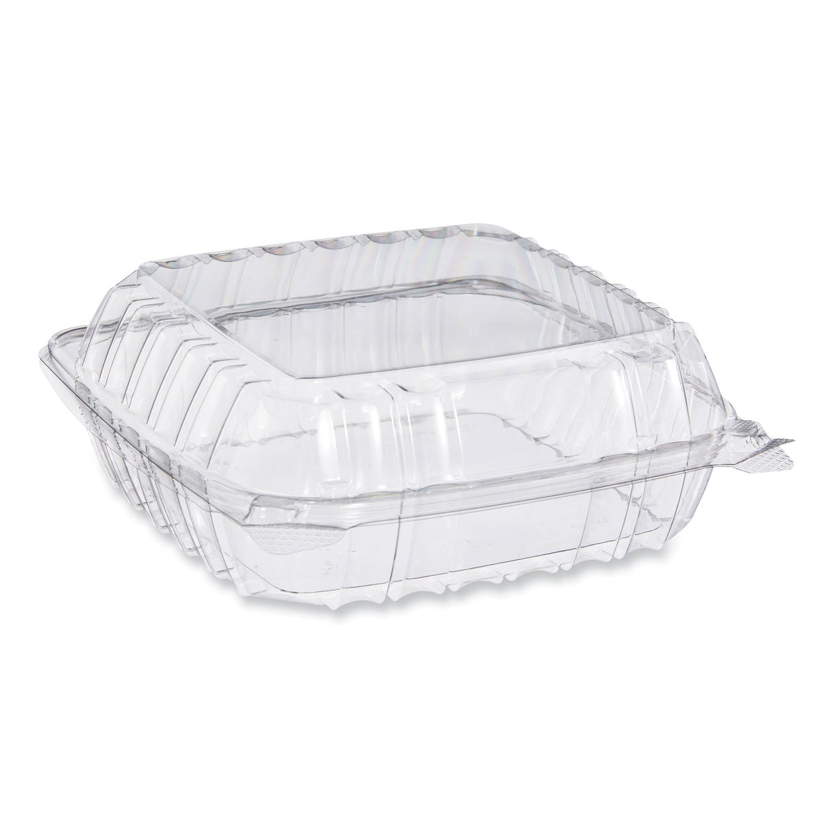 Dart ClearSeal Hinged-Lid Plastic Containers, 8.22w x 3.02h, Clear, Plastic, 250/Carton (PET90PST1)