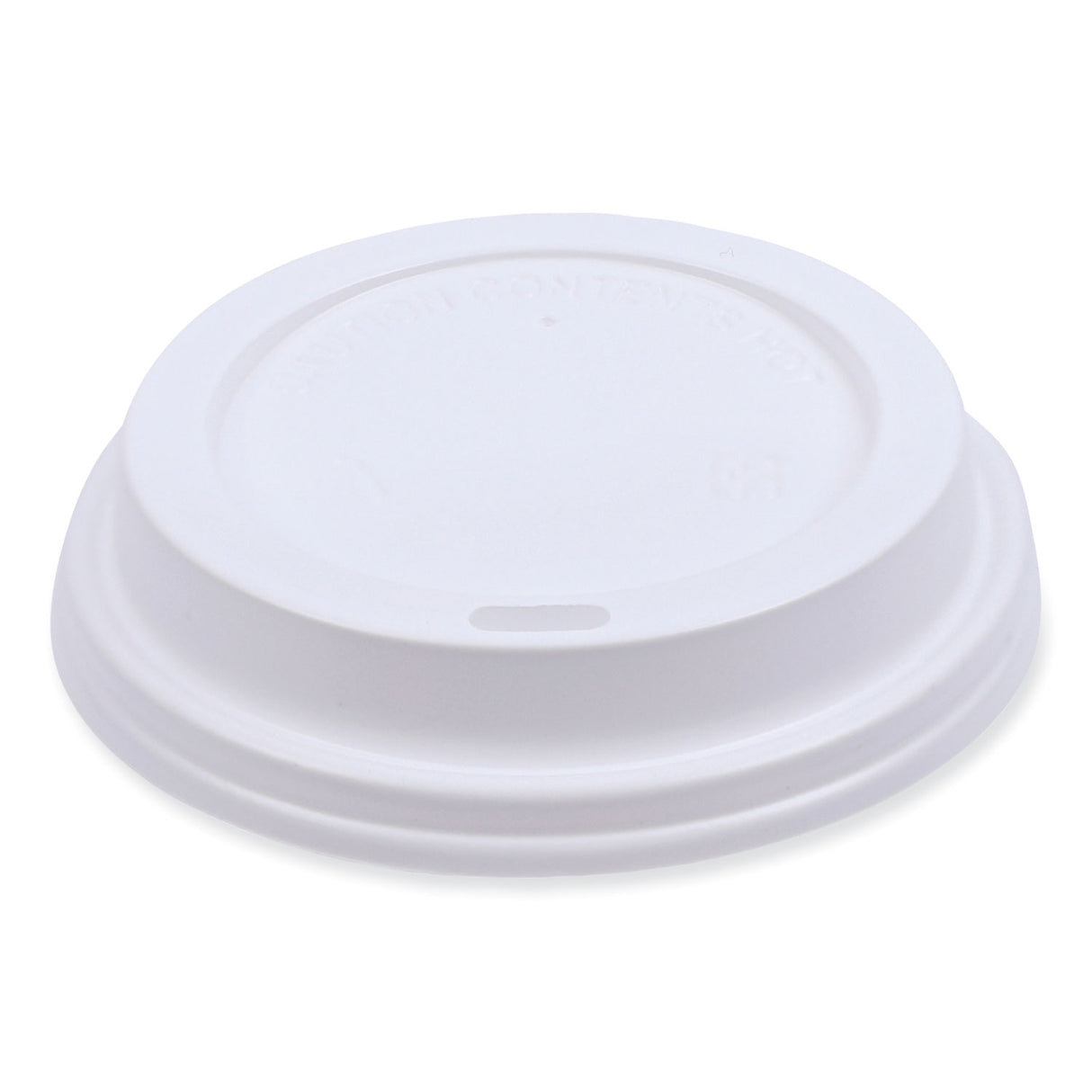 BoardwalkÂ® Hot Cup Lids for 10 oz., - 16 oz., Cups, White, 1000 Lids (BWKDEERHLIDW)