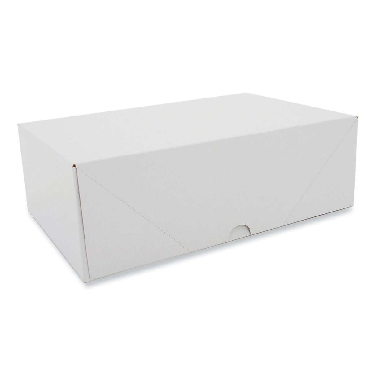 SCT Two-Piece Sausage and Meat Patty Boxes, 12.12 x 7.87 x 4, White, Paper, 125/Carton (1713)