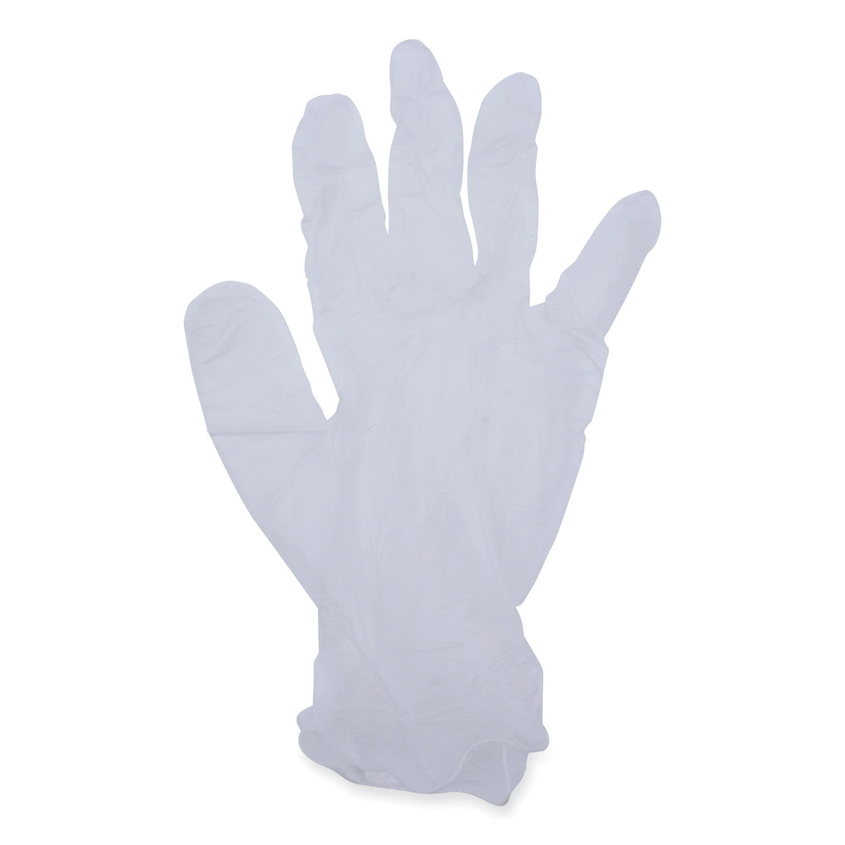 BoardwalkÂ® Disposable Vinyl Gloves, Clear, Medium, 4 mil, 100 Gloves (BWK365MBX)