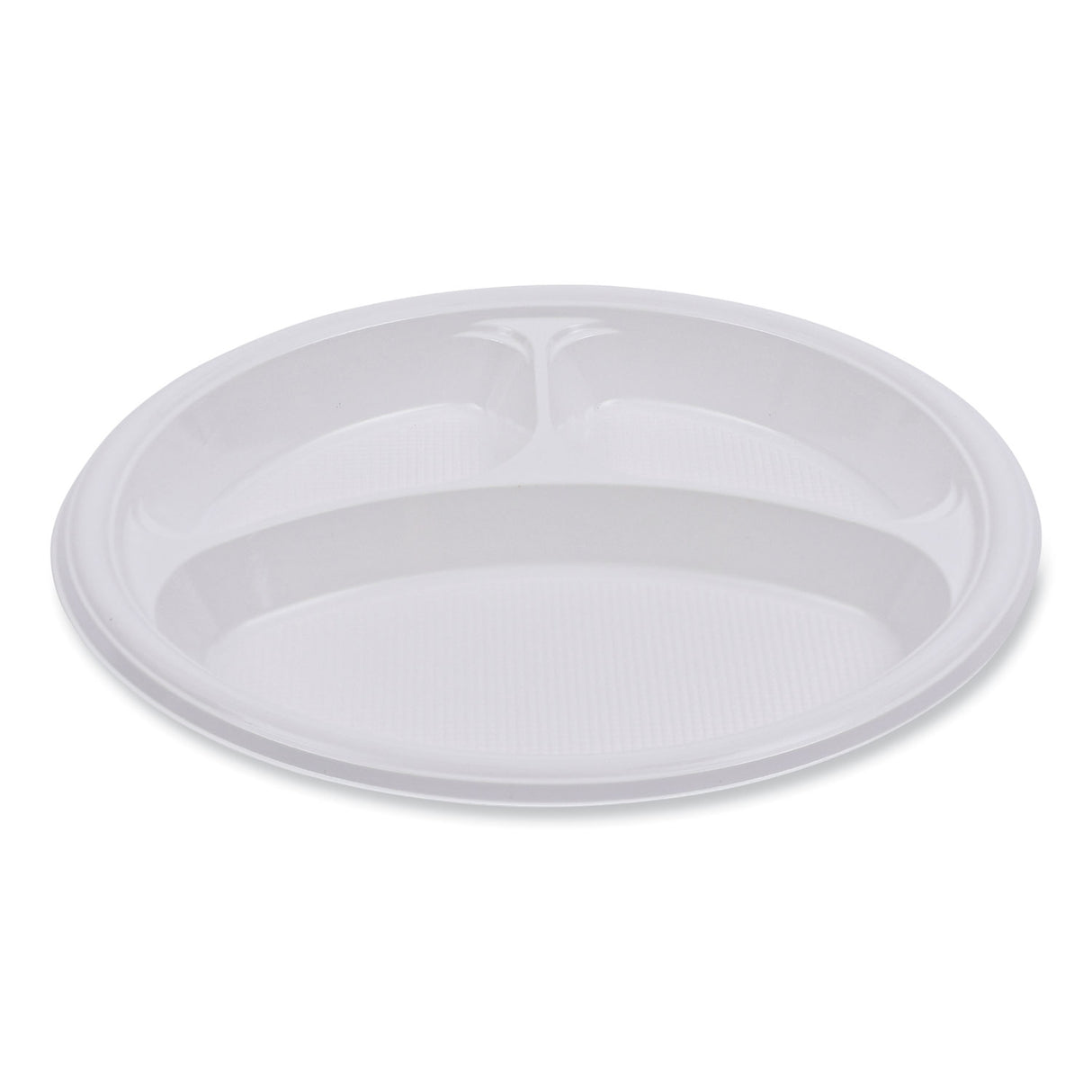 BoardwalkÂ® Hi-Impact Plastic Dinnerware, Plate, We, 500 Plates (BWKPLTHIPS10WH3)