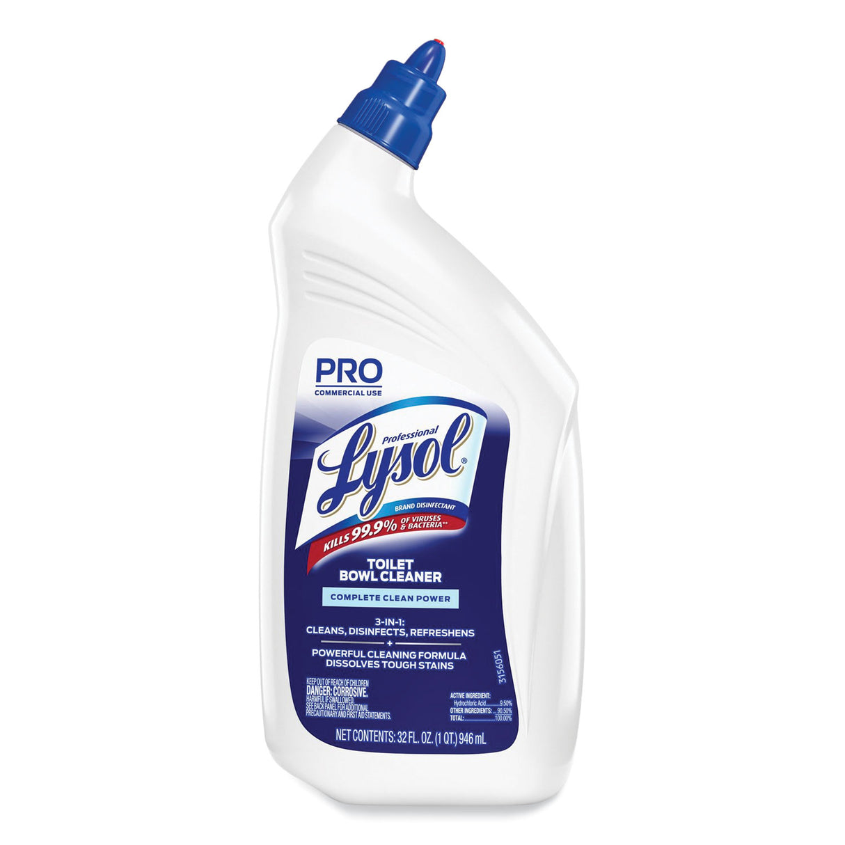 LysolÂ® Power Toilet Bowl Cleaner, Wintergreen, 32 oz. Bottle (74278EA)