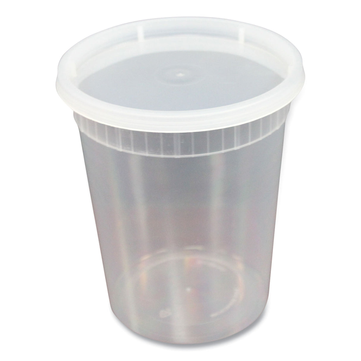 GEN Plastic Deli Container with Lid, 32 oz, Clear, Plastic, 240/Carton (GENDELI32OZ)