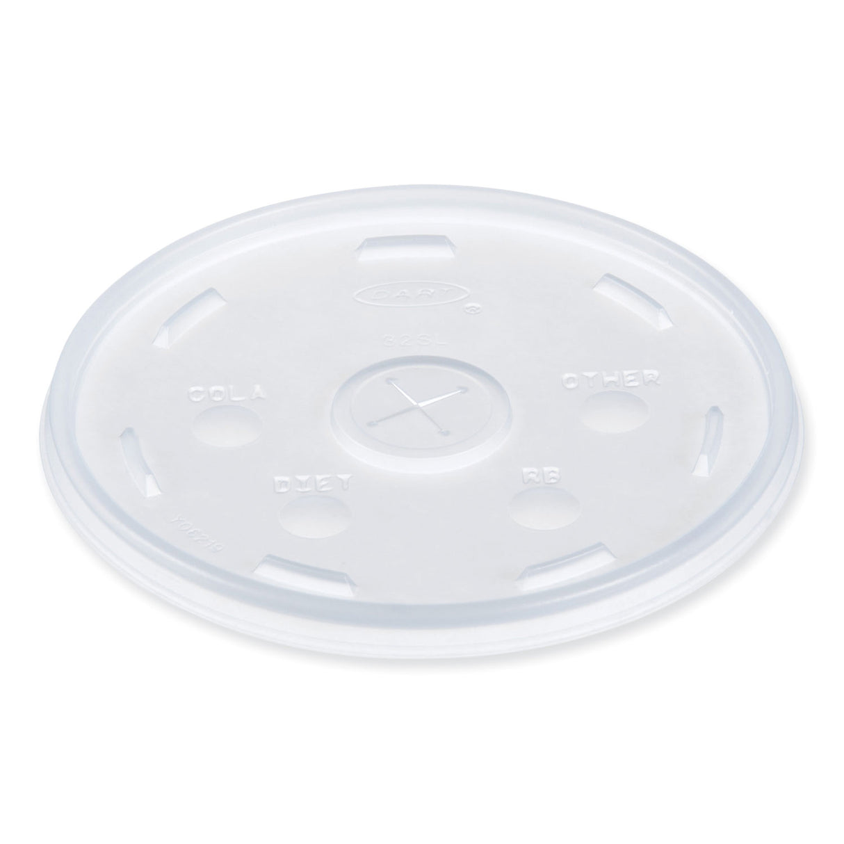 Dart Lids for Foam Cups and Containers, Fits 32 oz, 44 oz, 60 oz Cups, Translucent, 1,000/Carton (32SL1)