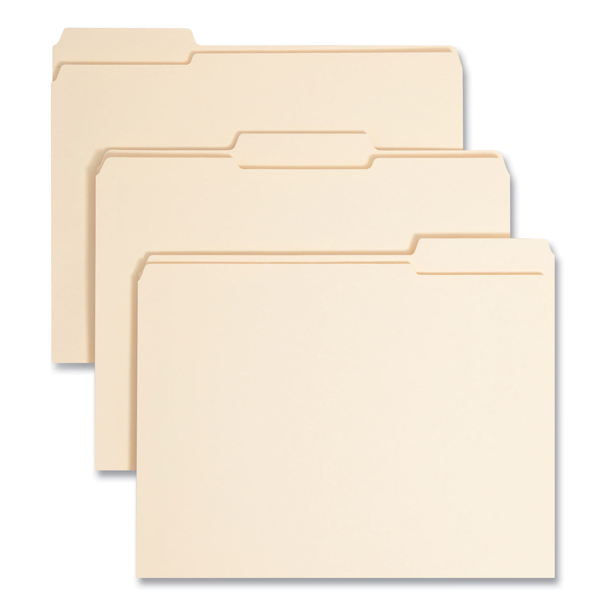 Smead Top Tab Manila Expansion Fastener Folders, 1.5" Expansion, 2 Fasteners, Letter Size, Manila Exterior, 50/Box (14595)