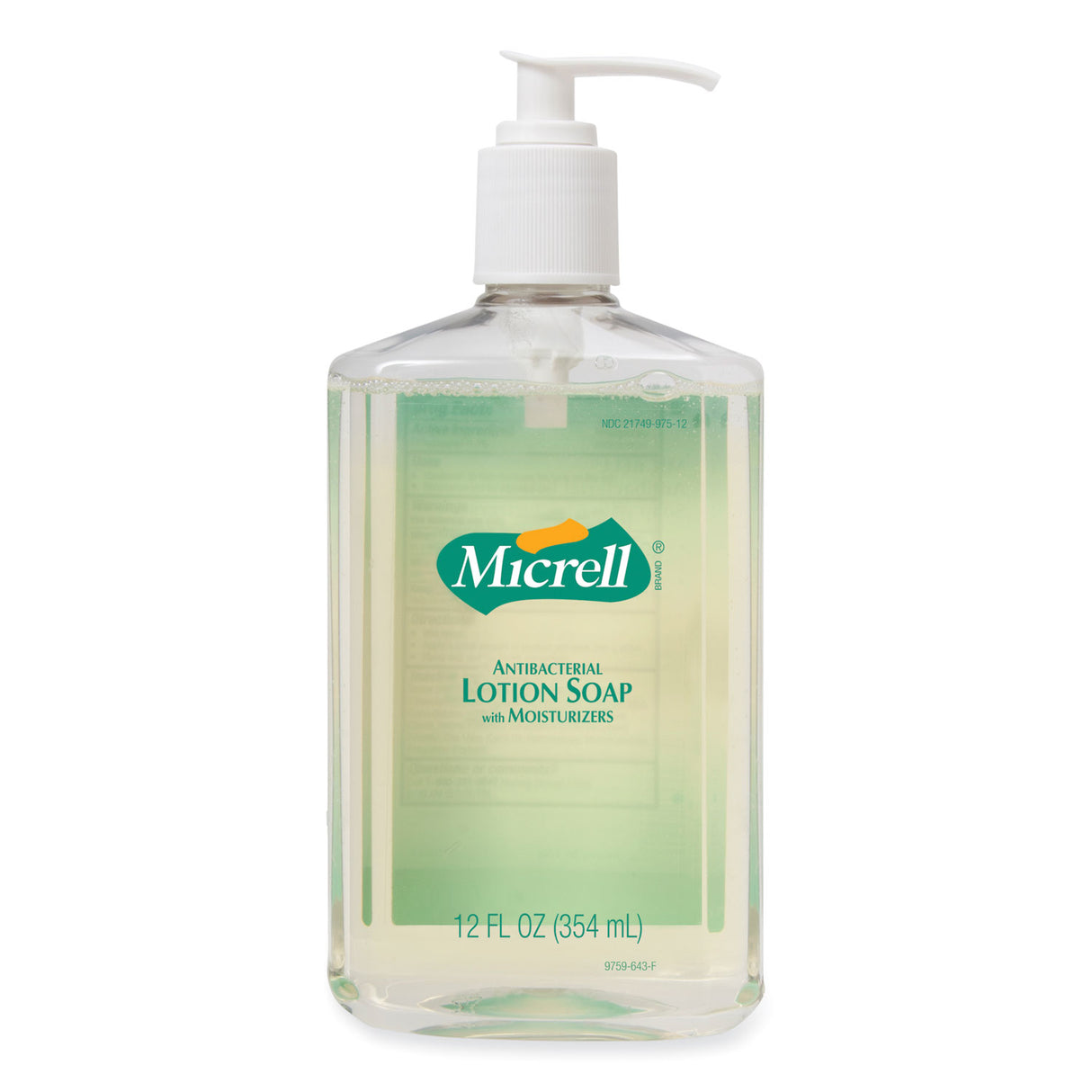 Micrell Antibacterial Lotion Soap, Light Scent, 12 oz (9759)