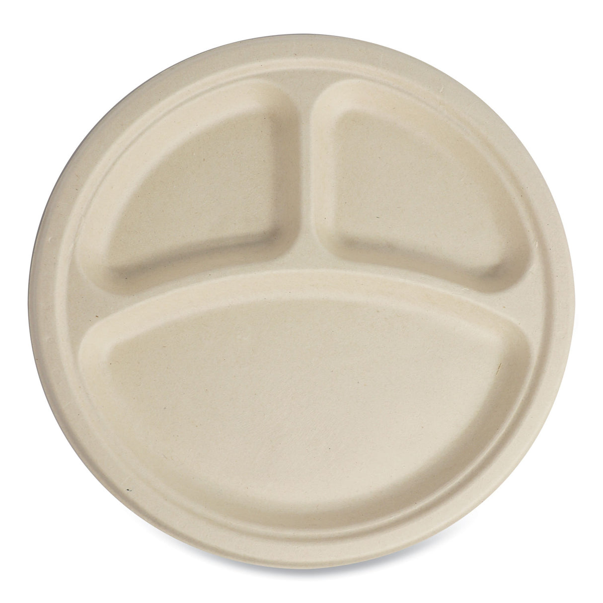 World Centric Fiber Plates, 10" dia, Natural, 700/Carton (PLSCU10TLFS)