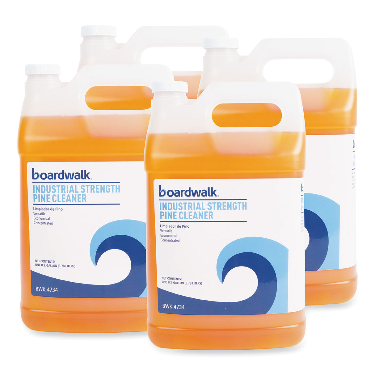 BoardwalkÂ® Industrial Strength Pine Cleaner, 4 Gallons (BWK4734)