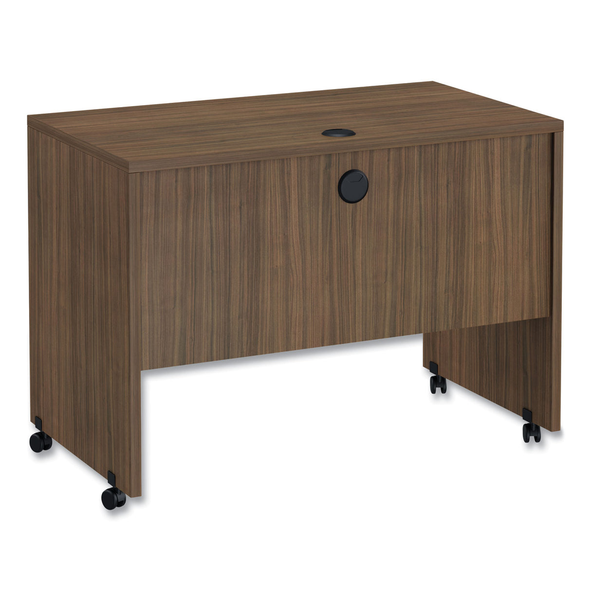 Alera Valencia Series Mobile Workstation Desk, 41.38" x 23.63" x 30", Modern Walnut (ALEVA204224WA)