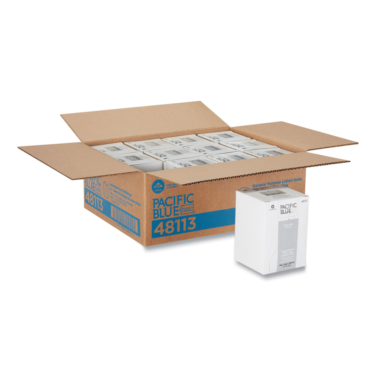 Georgia Pacific Professional Liquid General Purpose Soap Refill, 800 mL, 12/Carton (48113)