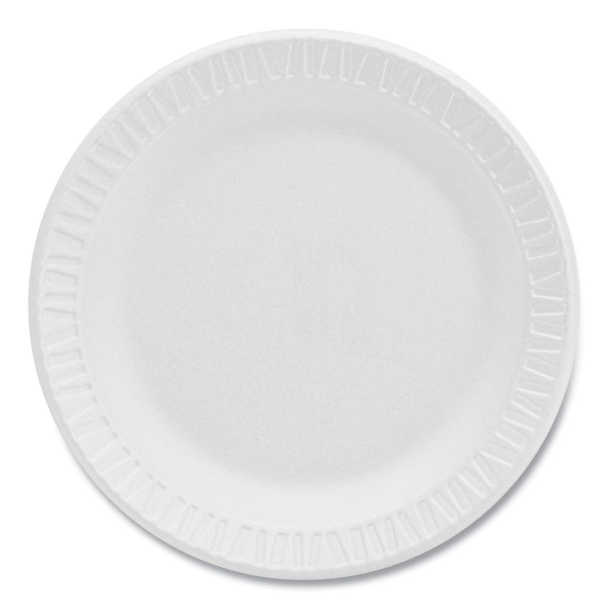 Dart Concorde Foam Plate, 6" dia, White, 1,000/Carton (6PWCR)