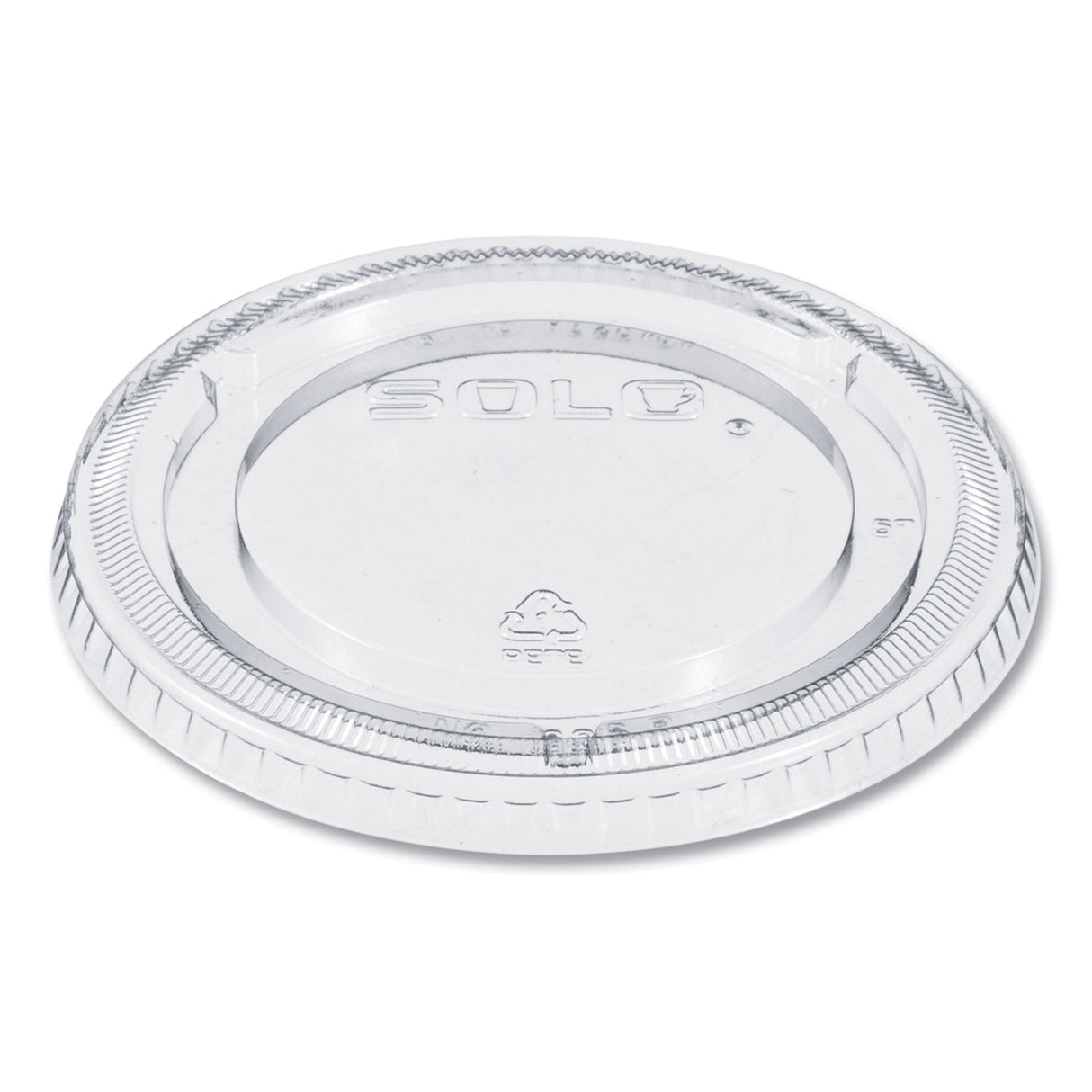 SOLO PETE Plastic Flat Cold Cup Lids, Fits 12 oz to 24 oz Cups, Clear, 1,000/Carton (626TP)