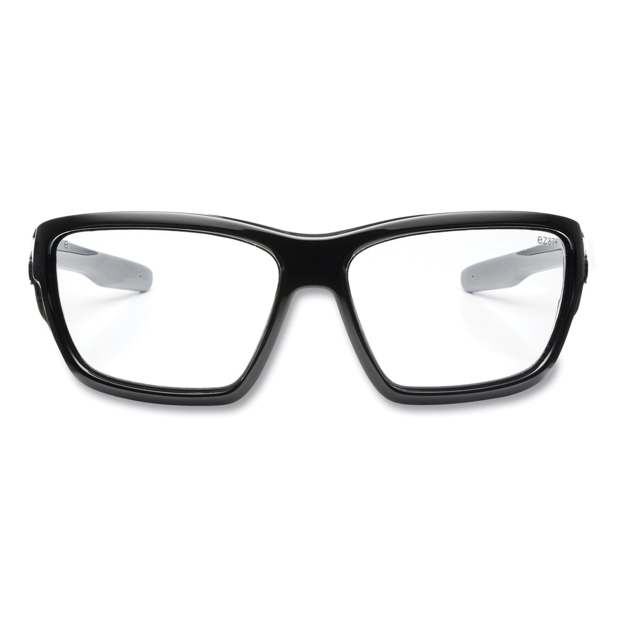 ergodyne Skullerz BALDR Safety Glasses, Black Nylon Impact Frame, Anti-Fog Clear Polycarbonate Lens (57003)
