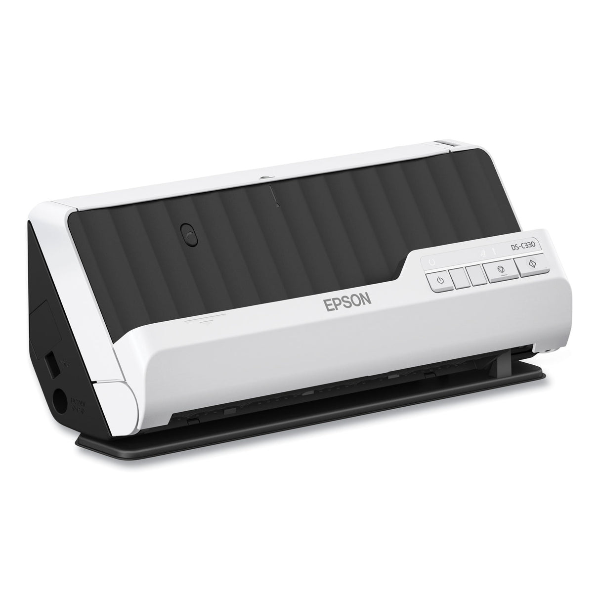 Epson DS-C330 Color Compact Desktop Document Scanner, 660 dpi Optical Resolution, 20-Sheet Auto Document Feeder (B11B272201)