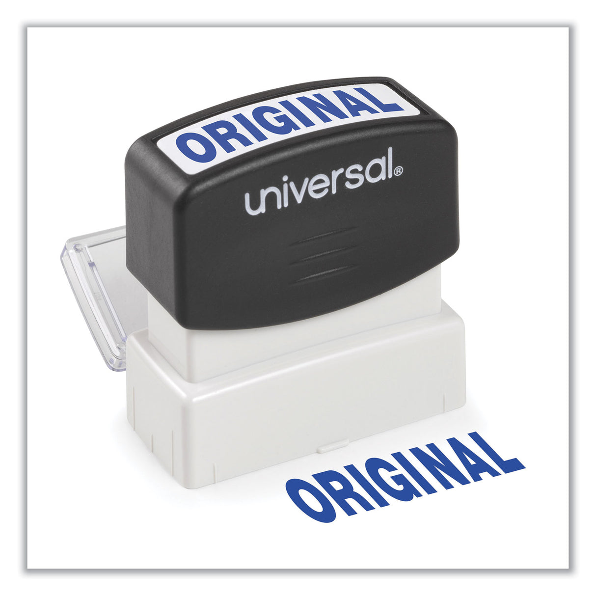 Universal Message Stamp, ORIGINAL, Pre-Inked One-Color, Blue (UNV10060)