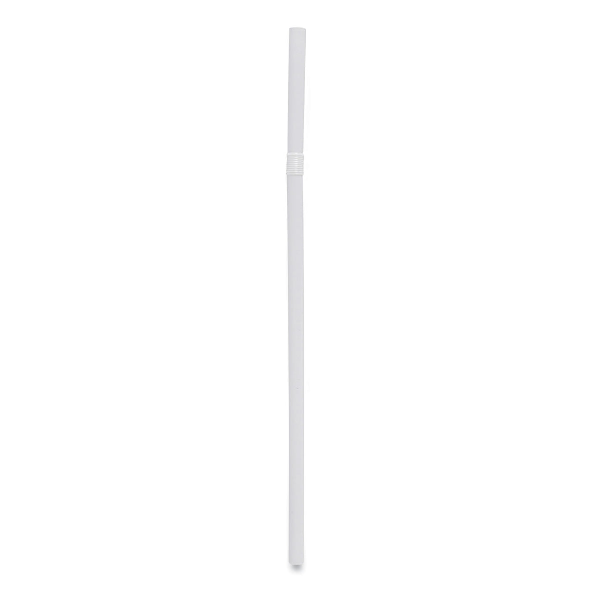 BoardwalkÂ® Flexible Wrapped Straws, White, 25 Packs (BWKFSTW775W25)