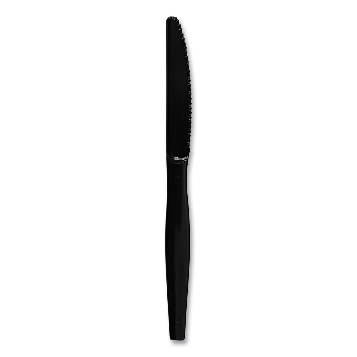 BoardwalkÂ® Full Length Polystyrene Cutlery Knife, Black, 1000/Ctn (BWKKNIFEHWBLA)