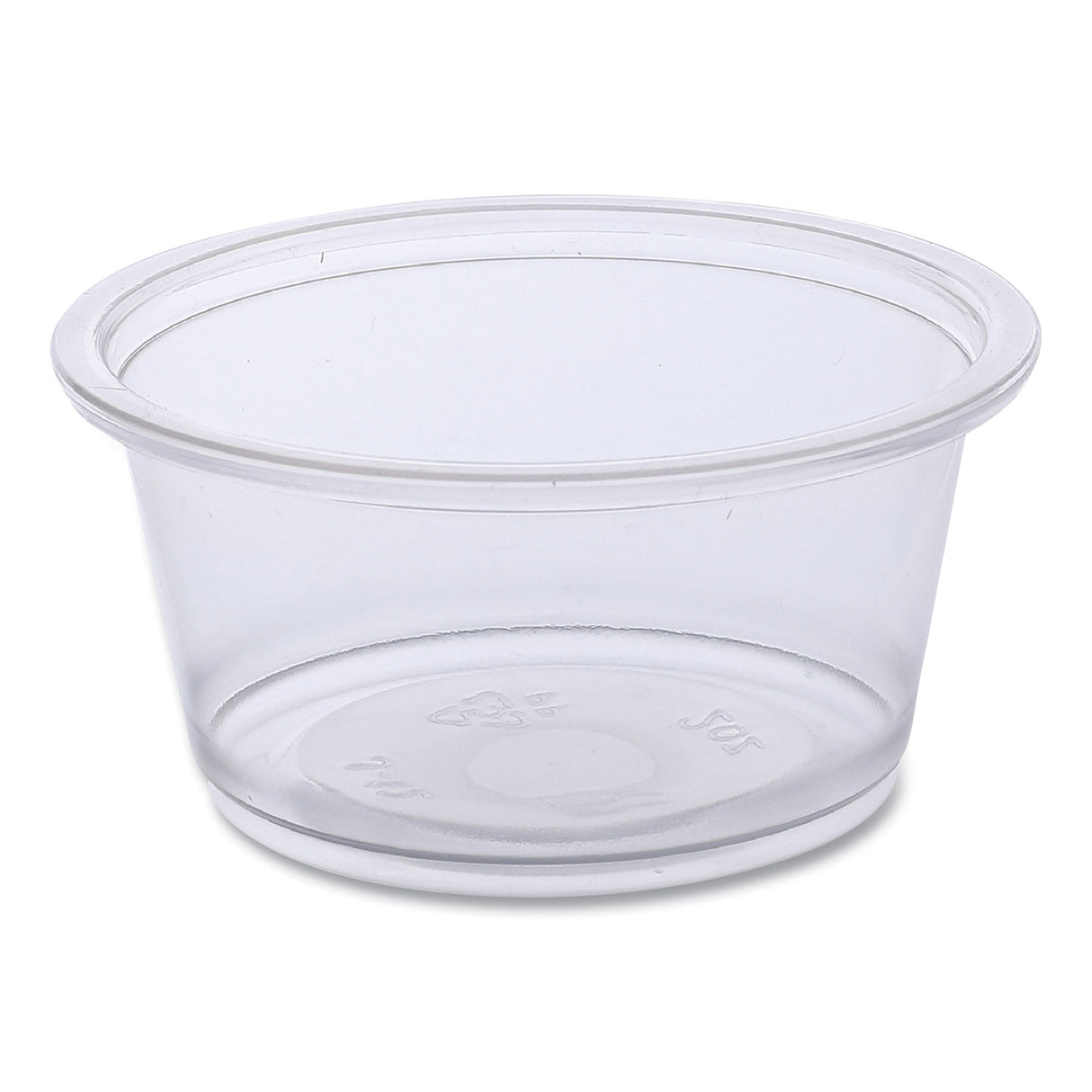BoardwalkÂ® SoufflÃ©/Portion Cups, 2 oz, Clear, 2500/Carton (BWKPRTN2TS)