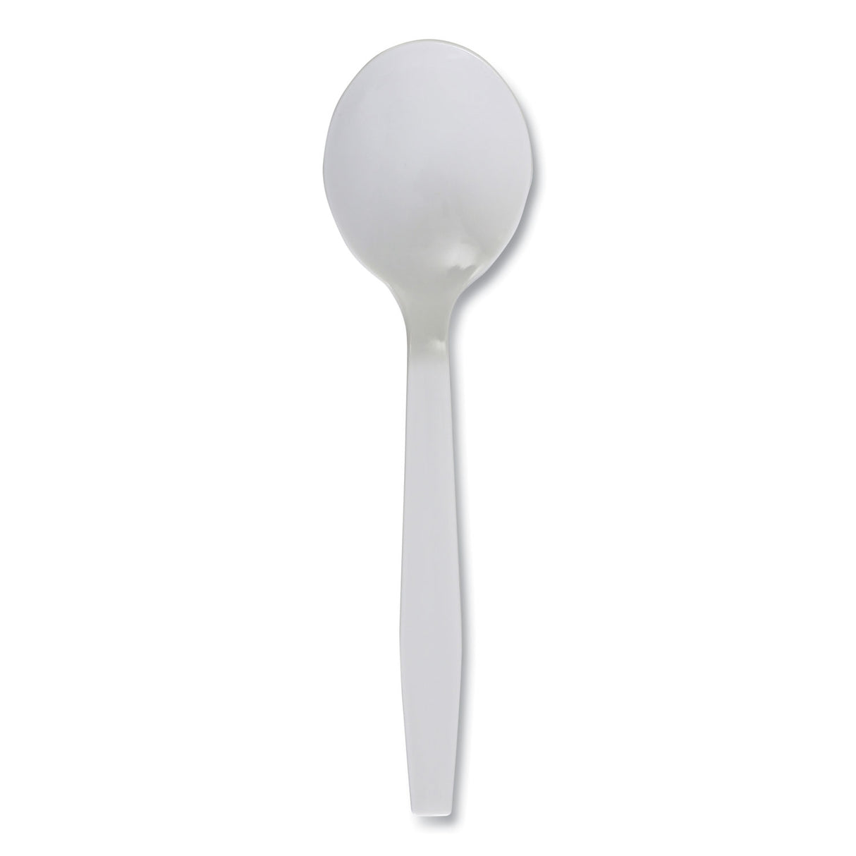 BoardwalkÂ® Plastic Cutlery, Soup Spoon, White, 1000/Carton (BWKSOUPSPOON)