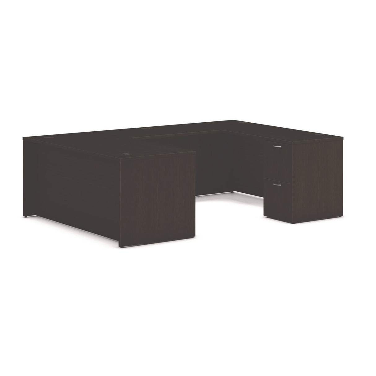 HON Mod U-Station Bundle, 66" x 96" x 29", Java Oak (MOD081)
