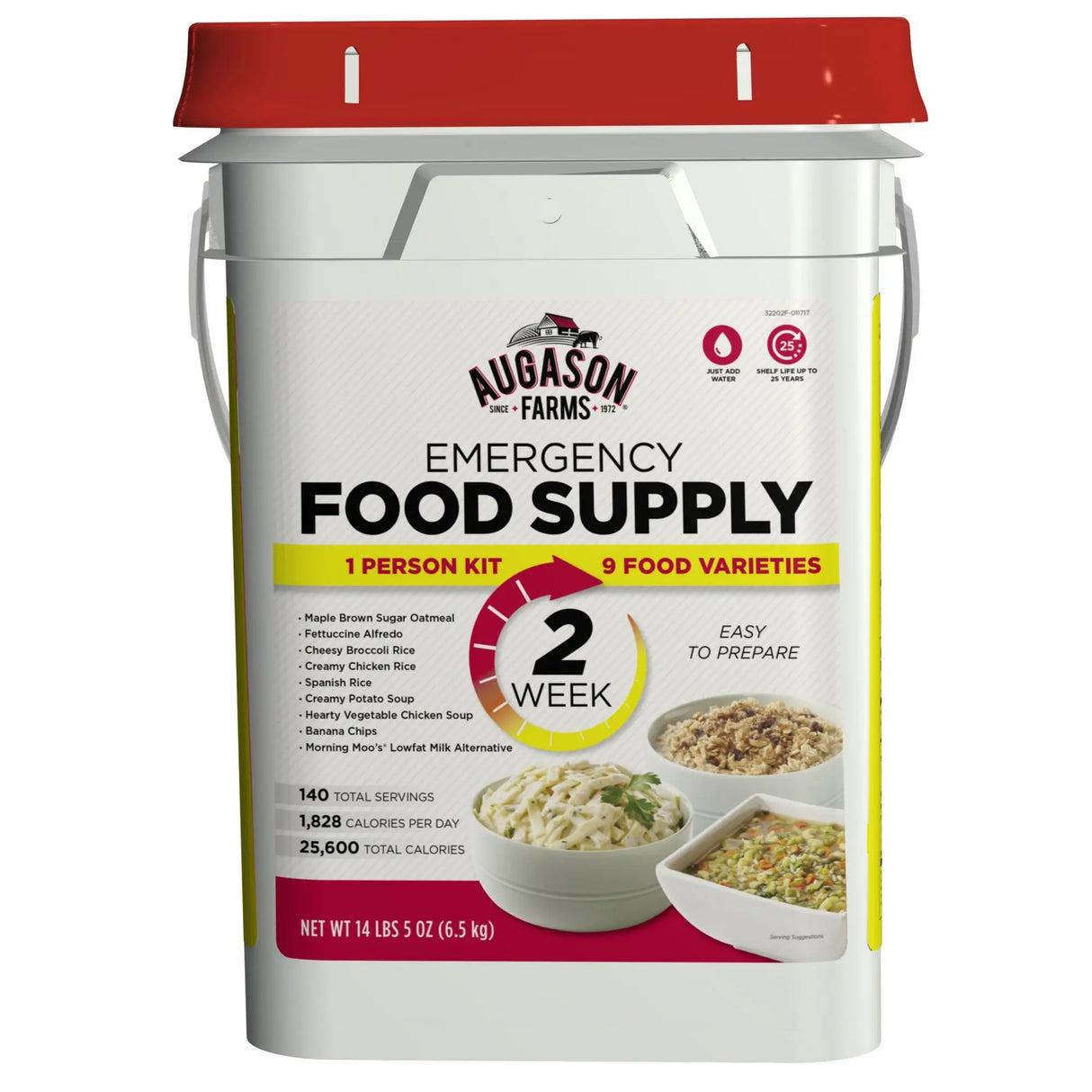 Augason Farms Emergency Food Kit (2-Week, 1 Person) | Long-Term Meal Prep Augason Farms
