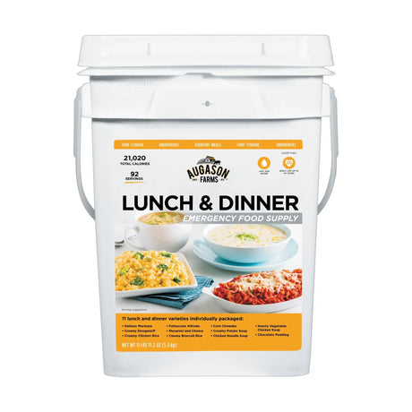 Augason Farms Emergency Food Supply (4 gal) | Long-Term Meal Solution Augason Farms