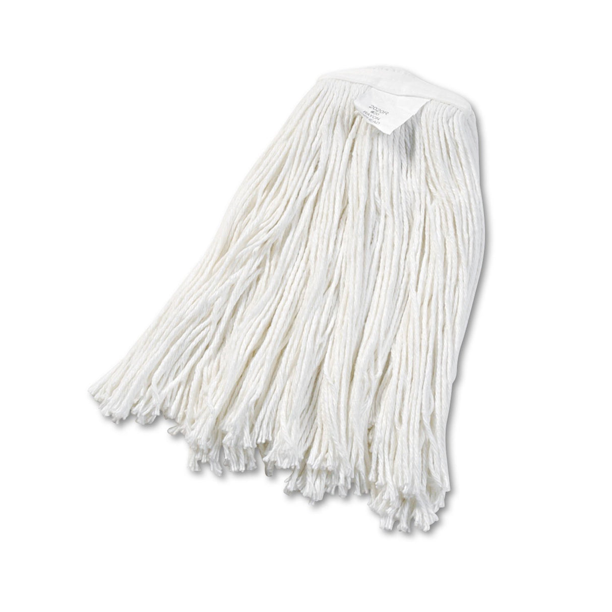 Boardwalk Cut-End Wet Mop Head, Rayon, No. 20, White, 12/Carton (BWK2020RCT)