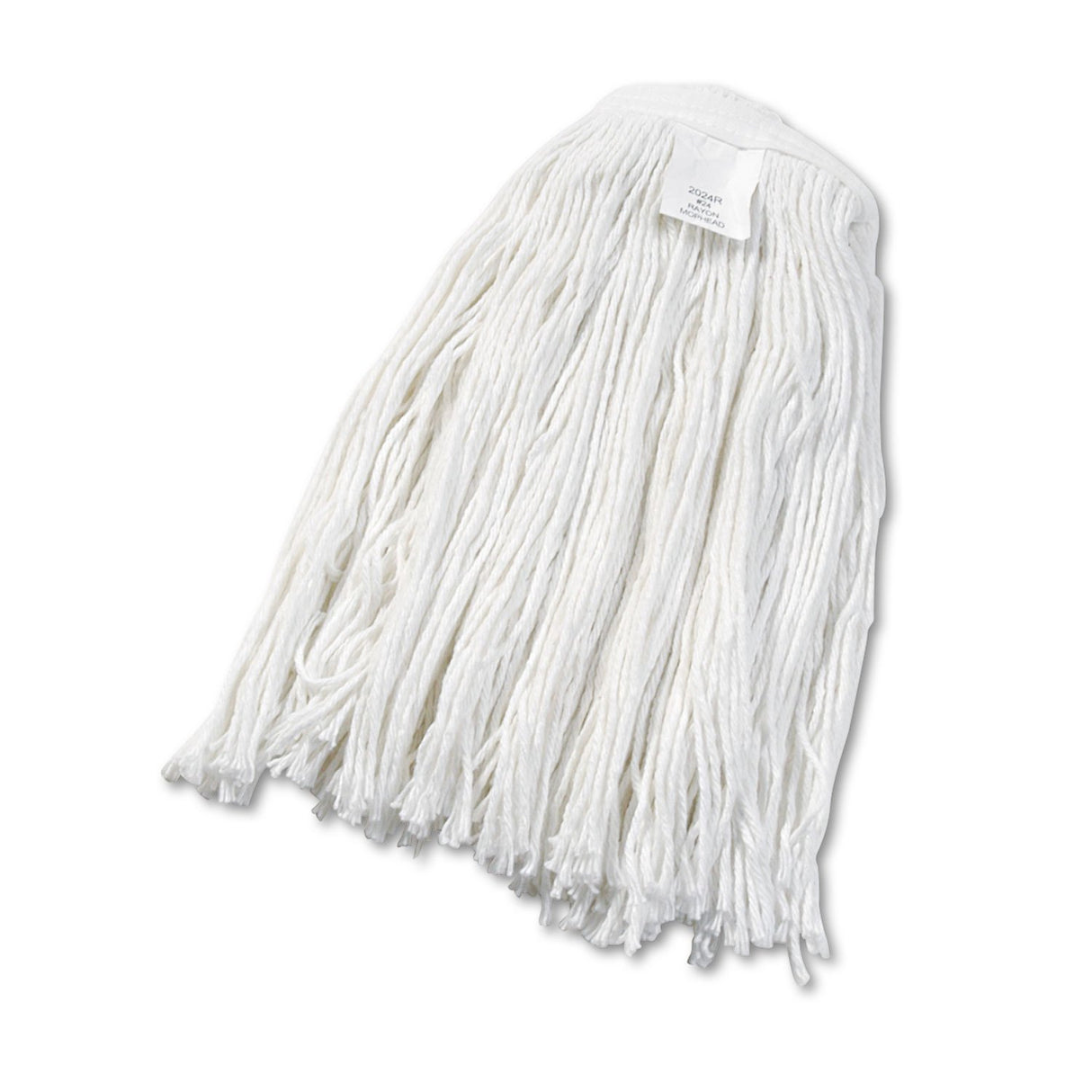 Boardwalk Cut-End Wet Mop Head, Rayon, No. 24, White, 12/Carton (BWK2024RCT)