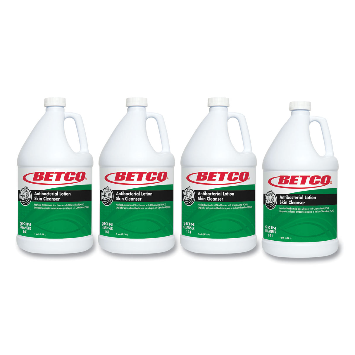 Betco Antibacterial Lotion Skin Cleanser Refill, Tropical Hibiscus Scent, 1 gal, 4/Carton (1410400)