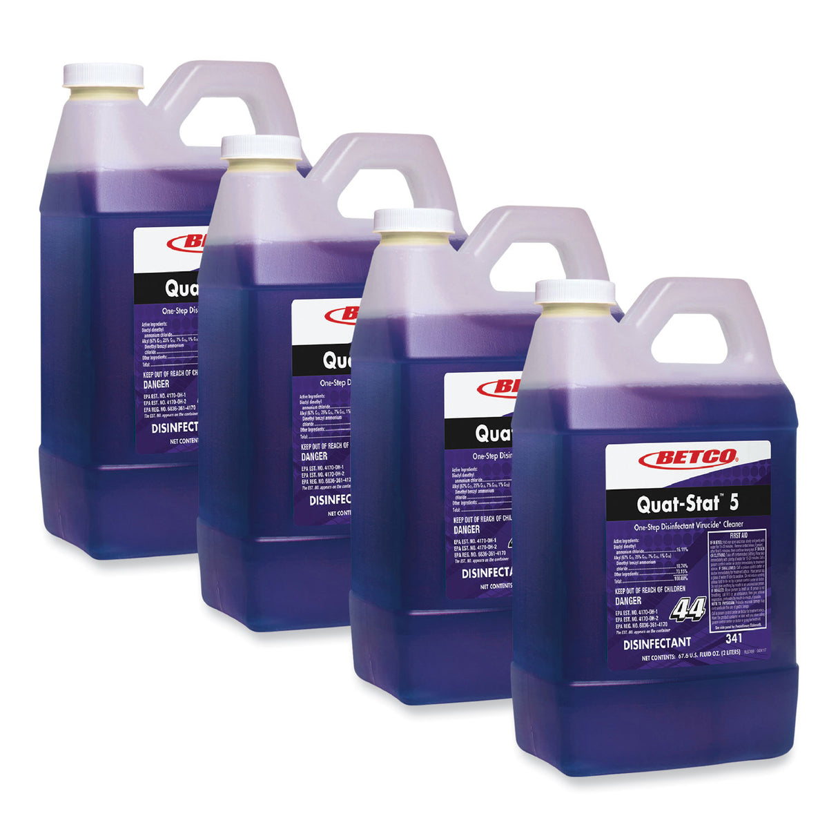 Betco Quat-Stat 5 Disinfectant - FASTDRAW 44 (3414700)