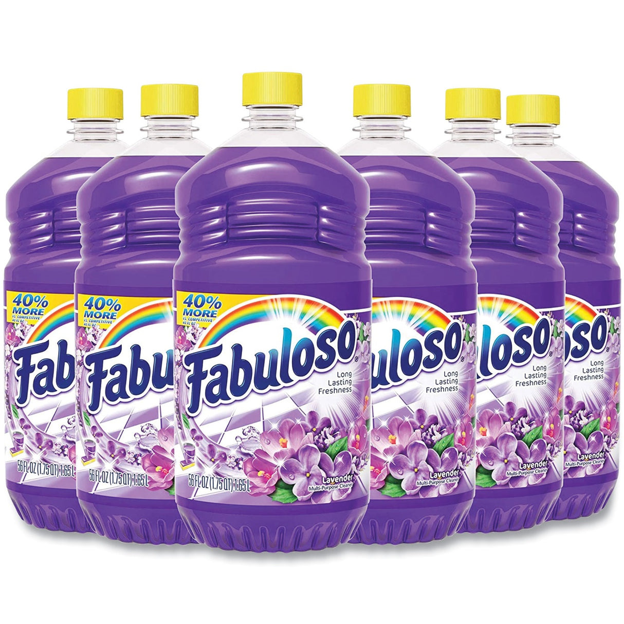 FabulosoÂ® Multi-use Cleaner, Lavender Scent, 56 oz., 6 Bottles (53041CT)