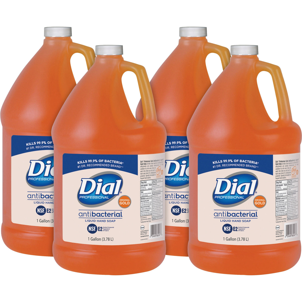 DialÂ® Gold Antibacterial Liquid Hand Soap, Floral Scent, 4 Gallons (88047CT)