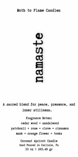 Namaste – 10 oz Candle