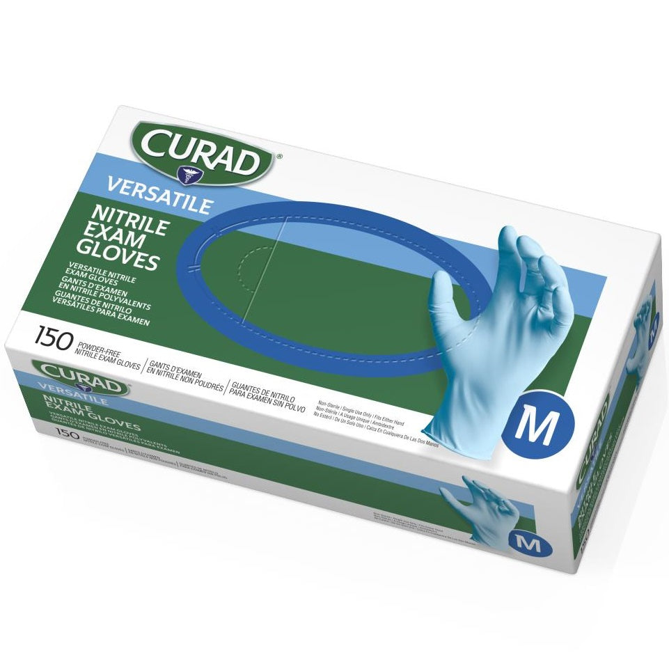 Curad Powder-free Nitrile Disposable Exam Gloves (CUR9315)