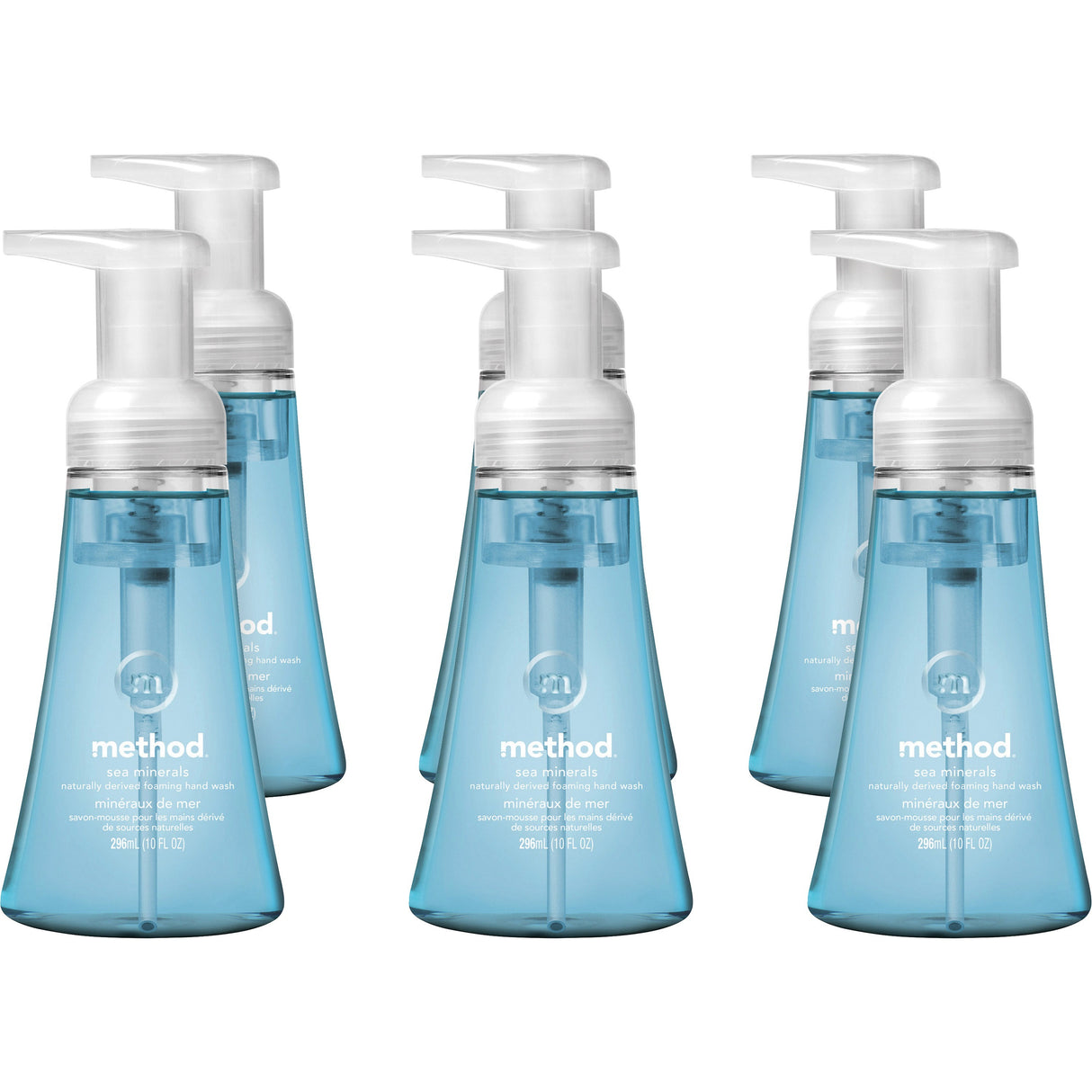 MethodÂ® Foaming Hand Wash, Sea Minerals Scent, 10 oz. Bottle, 6 Bottles (00365CT)