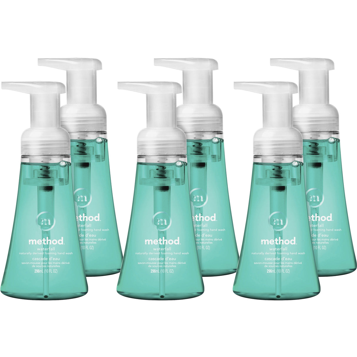 MethodÂ® Foaming Hand Wash, Waterfall Scent, 10 oz., 6 Bottles (01160)